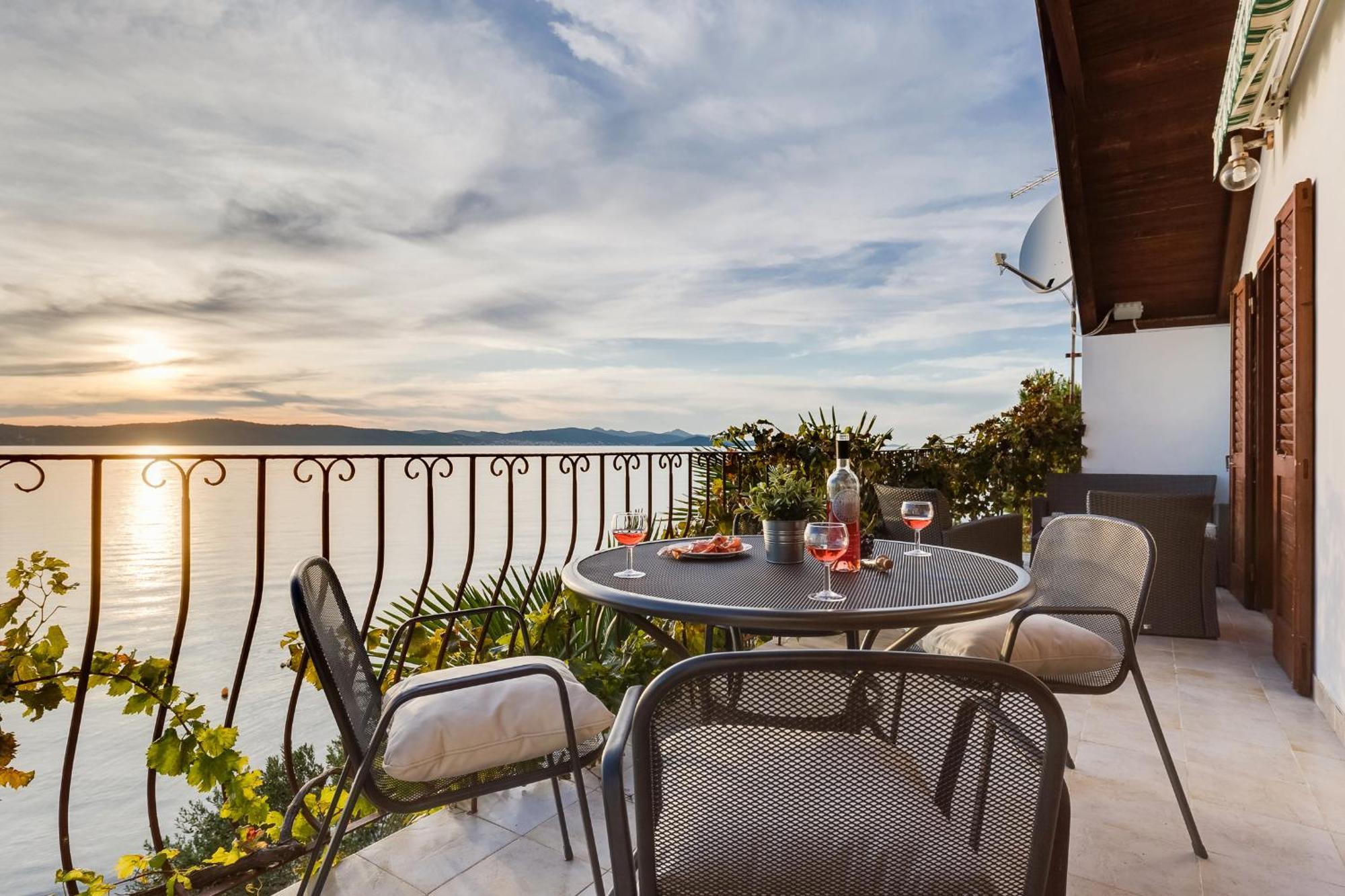 Sunset Family House In Bibinje On The Beach Exteriér fotografie